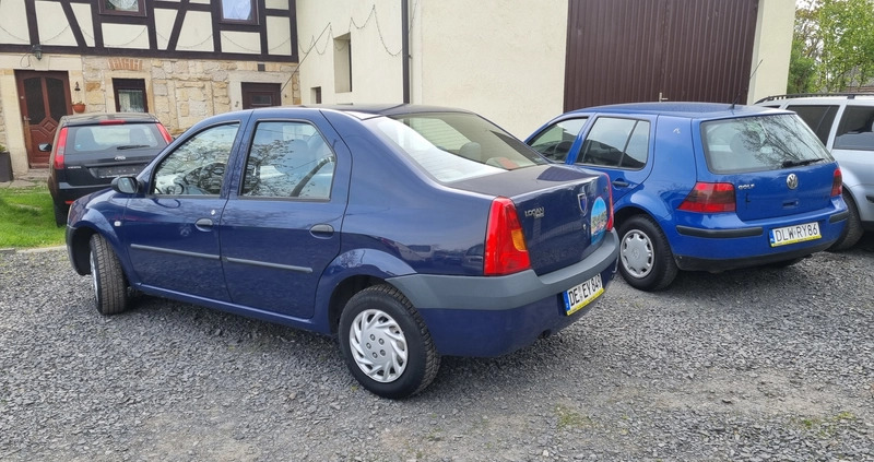 Dacia Logan cena 6300 przebieg: 136700, rok produkcji 2006 z Zelów małe 191